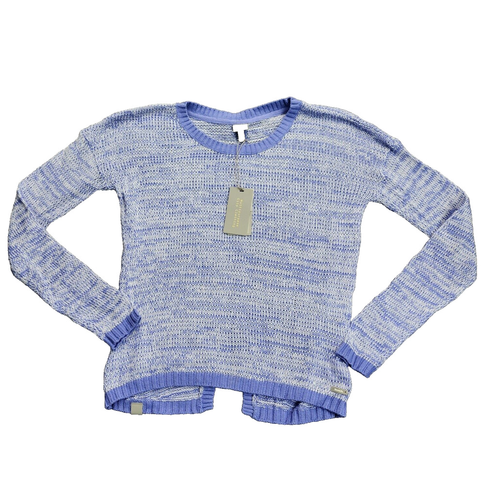 Bench Urban Wear Womens Long Sleeve Loose Knit Sweater Blue Size Small